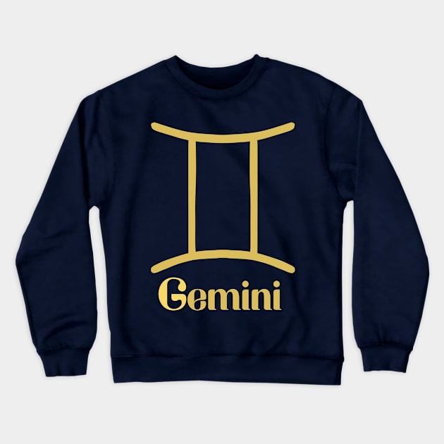 Gemini Zodiac Crewneck Sweatshirt by RiyanRizqi